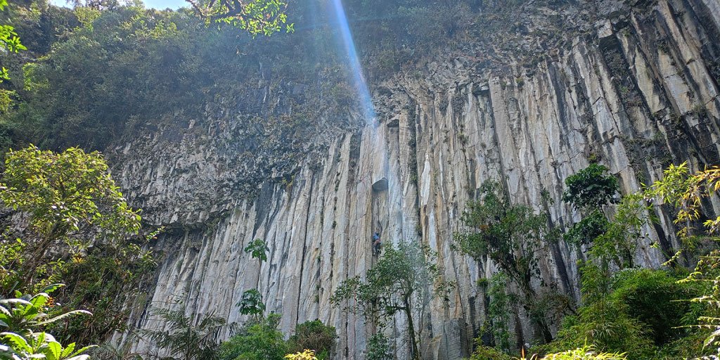 Columnas de basalto en Ecuador